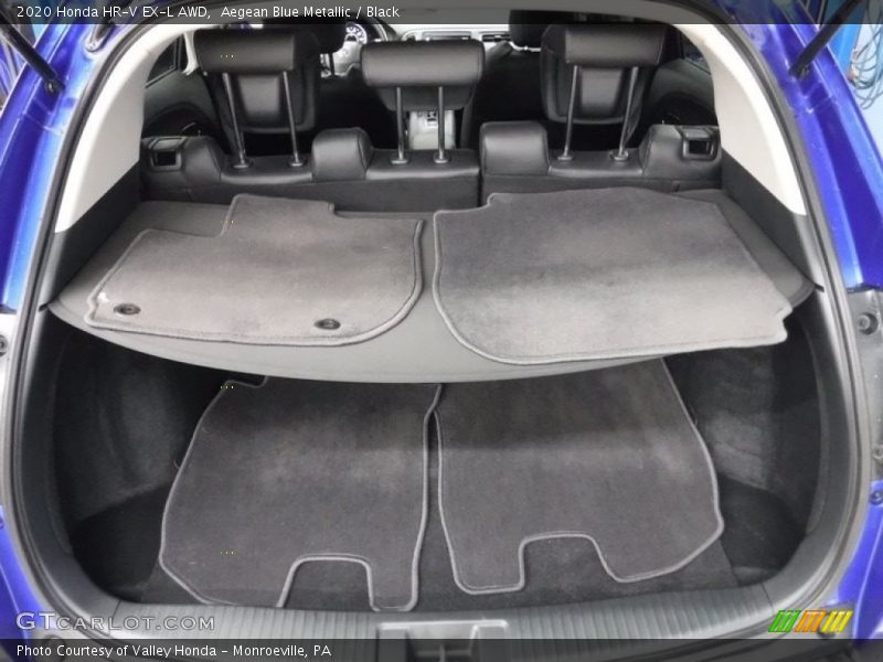 Aegean Blue Metallic / Black 2020 Honda HR-V EX-L AWD