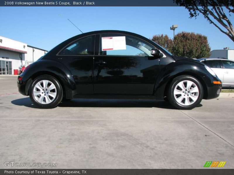 Black / Black 2008 Volkswagen New Beetle S Coupe