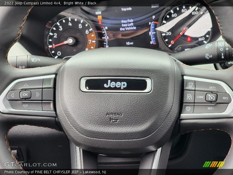Bright White / Black 2022 Jeep Compass Limited 4x4