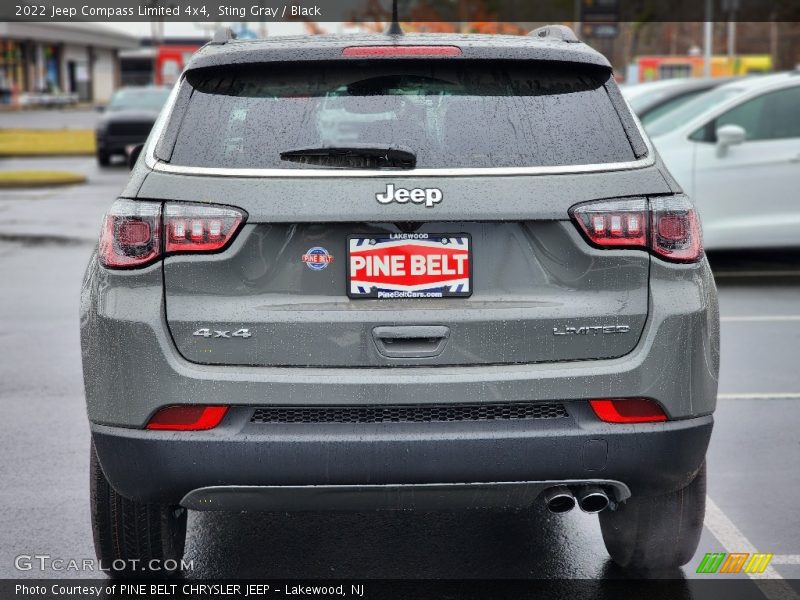 Sting Gray / Black 2022 Jeep Compass Limited 4x4