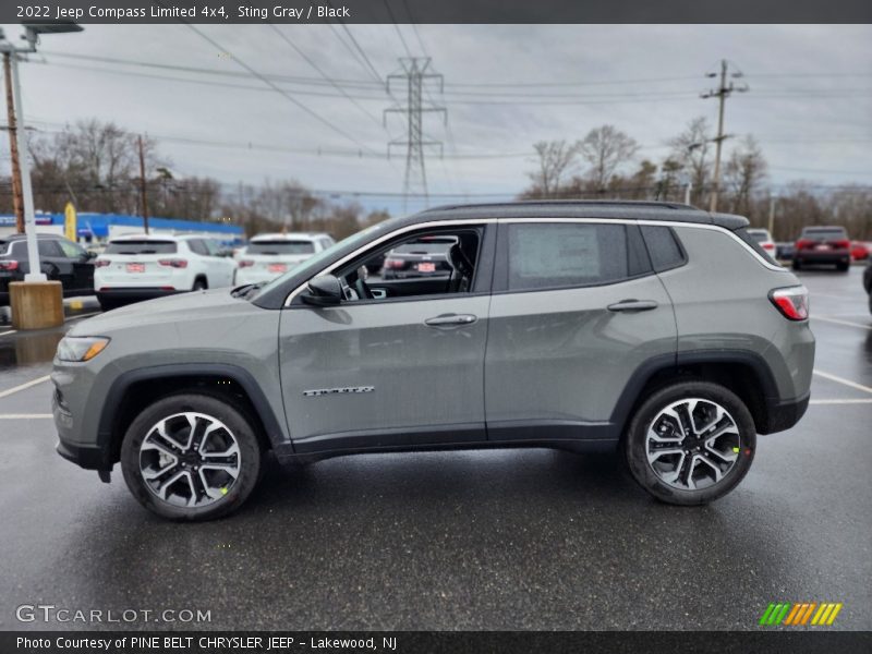 Sting Gray / Black 2022 Jeep Compass Limited 4x4