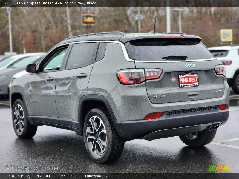 Sting Gray / Black 2022 Jeep Compass Limited 4x4