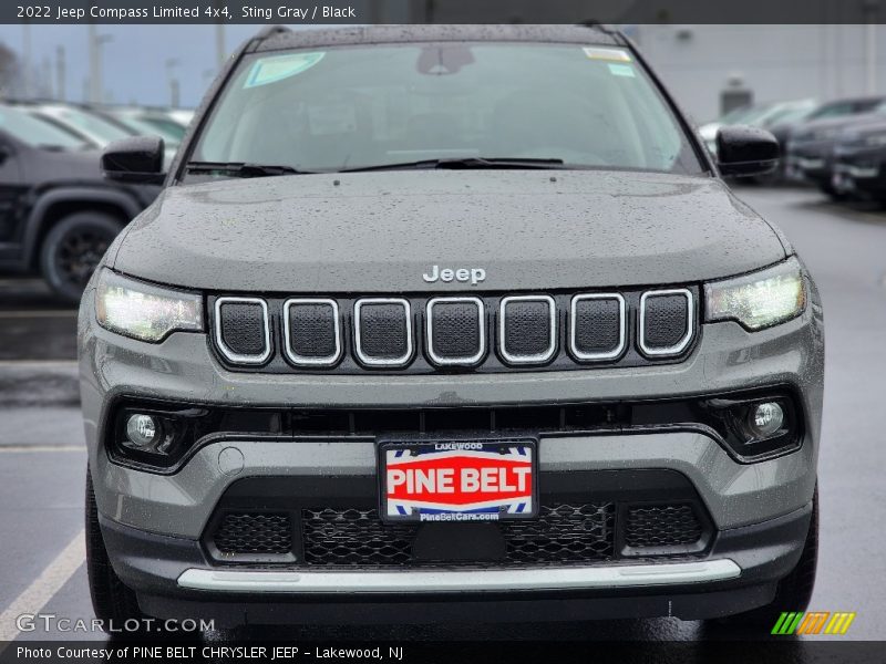 Sting Gray / Black 2022 Jeep Compass Limited 4x4