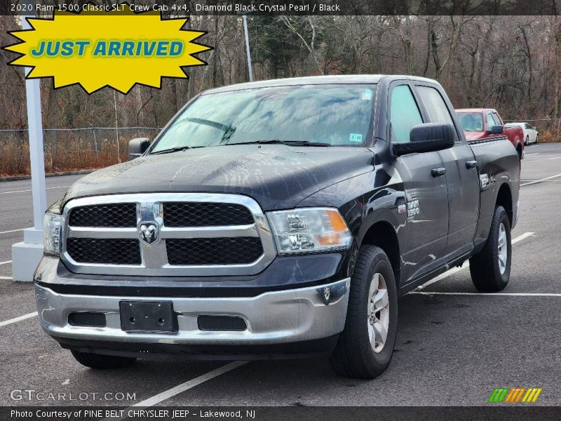 Diamond Black Crystal Pearl / Black 2020 Ram 1500 Classic SLT Crew Cab 4x4