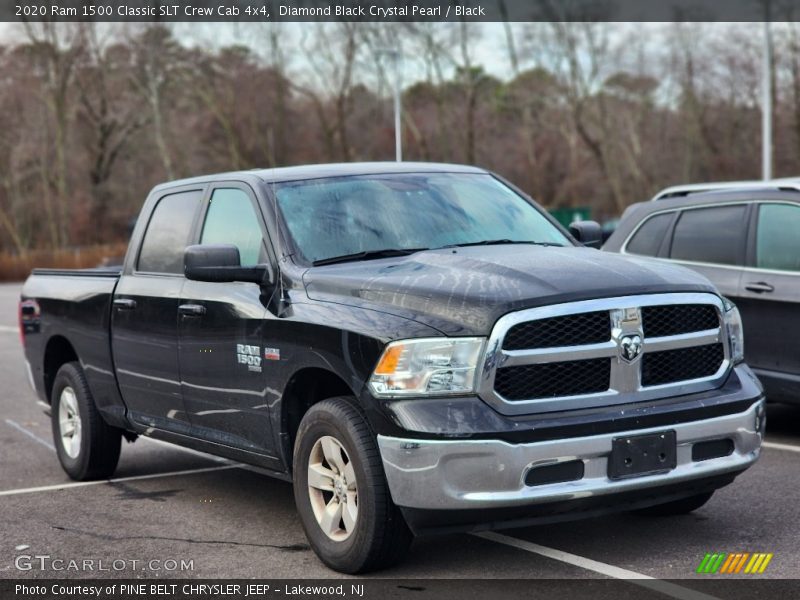 Diamond Black Crystal Pearl / Black 2020 Ram 1500 Classic SLT Crew Cab 4x4
