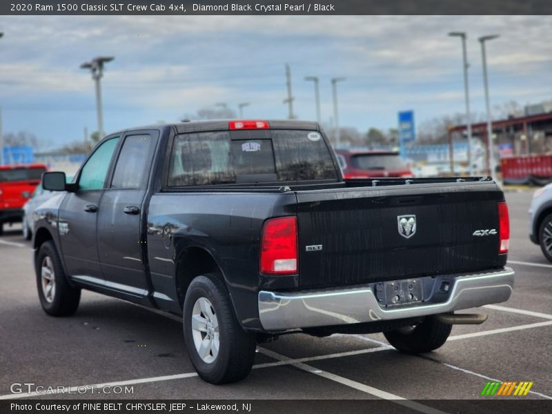 Diamond Black Crystal Pearl / Black 2020 Ram 1500 Classic SLT Crew Cab 4x4
