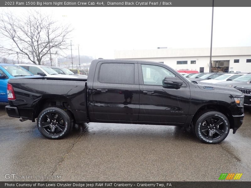 Diamond Black Crystal Pearl / Black 2023 Ram 1500 Big Horn Night Edition Crew Cab 4x4