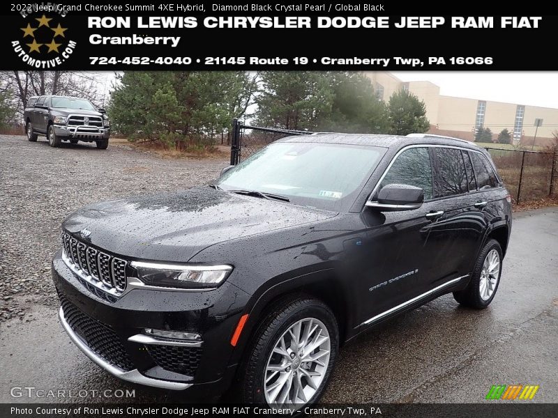 Diamond Black Crystal Pearl / Global Black 2022 Jeep Grand Cherokee Summit 4XE Hybrid