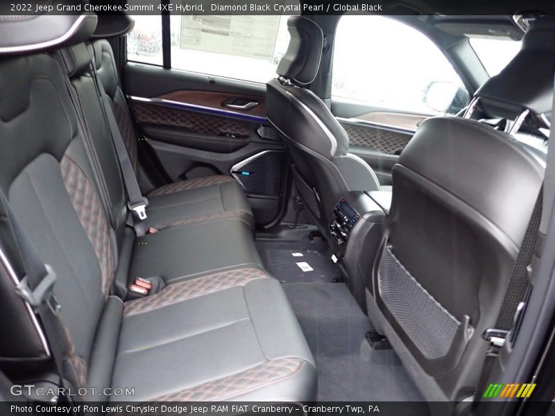 Rear Seat of 2022 Grand Cherokee Summit 4XE Hybrid