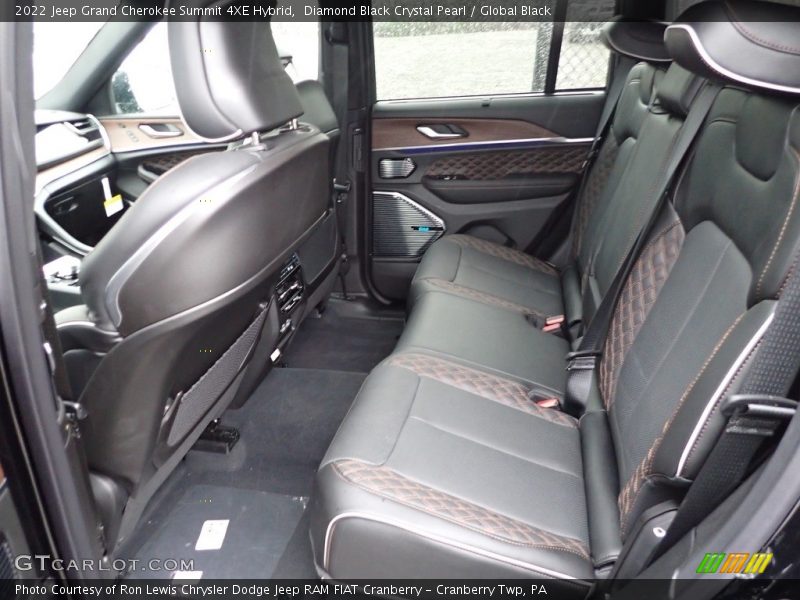Rear Seat of 2022 Grand Cherokee Summit 4XE Hybrid