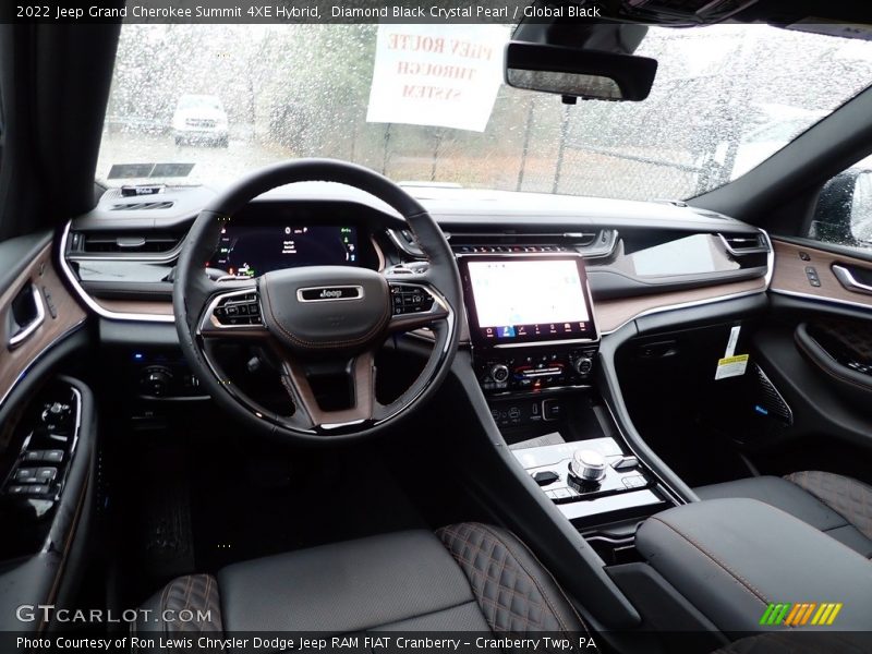 Front Seat of 2022 Grand Cherokee Summit 4XE Hybrid