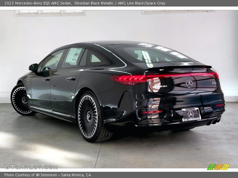 Obsidian Black Metallic / AMG Line Black/Space Gray 2023 Mercedes-Benz EQS AMG Sedan