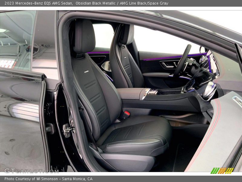 Front Seat of 2023 EQS AMG Sedan