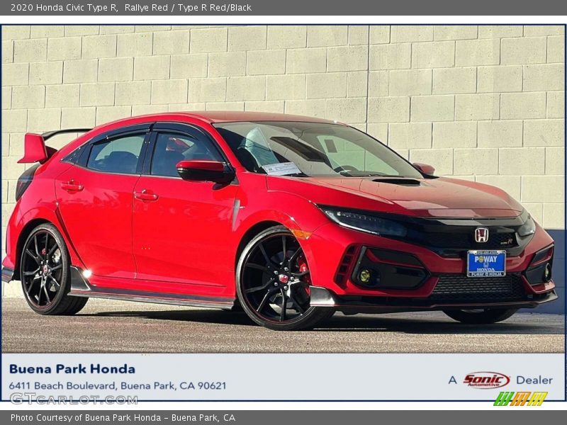 Rallye Red / Type R Red/Black 2020 Honda Civic Type R