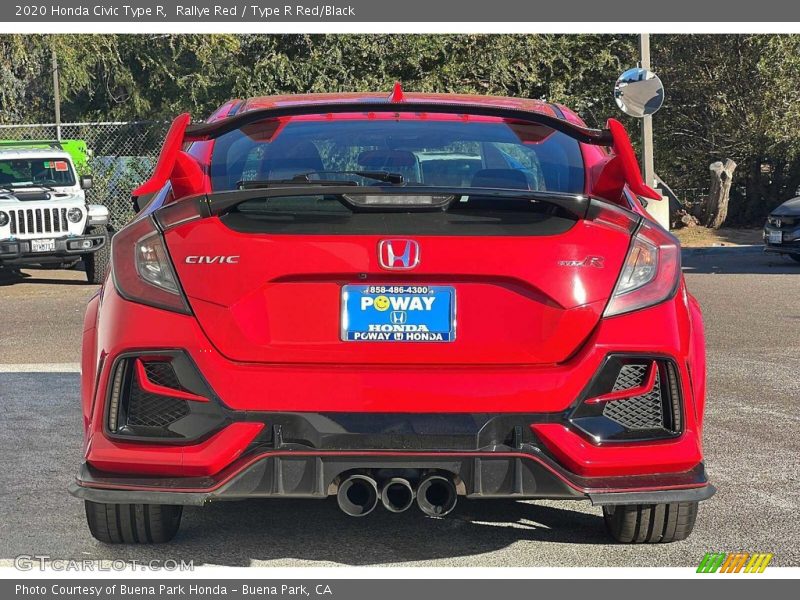 Exhaust of 2020 Civic Type R