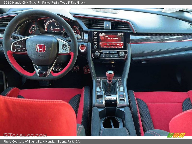 Front Seat of 2020 Civic Type R