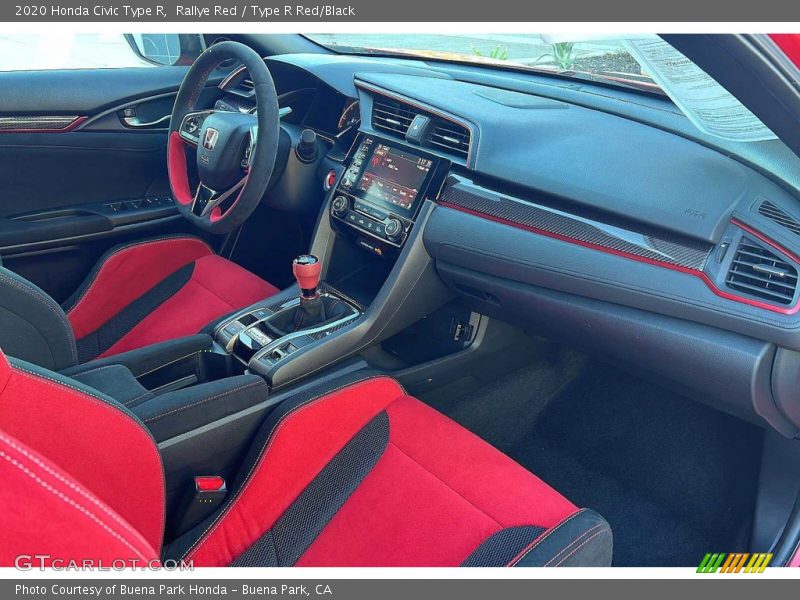 Dashboard of 2020 Civic Type R
