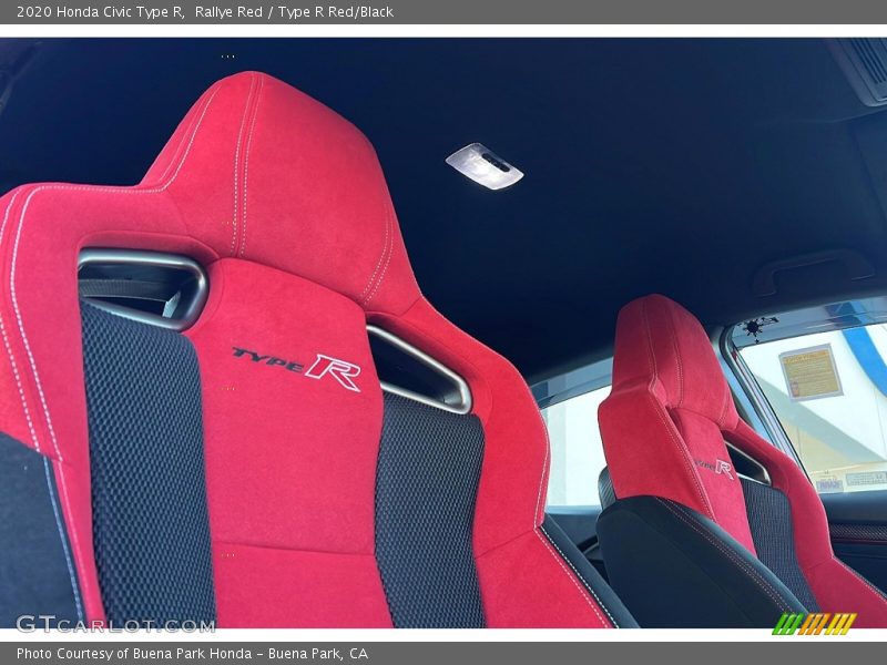 Front Seat of 2020 Civic Type R