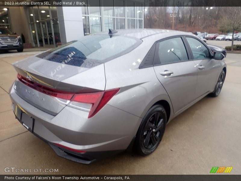 Fluid Metal / Black 2023 Hyundai Elantra SEL