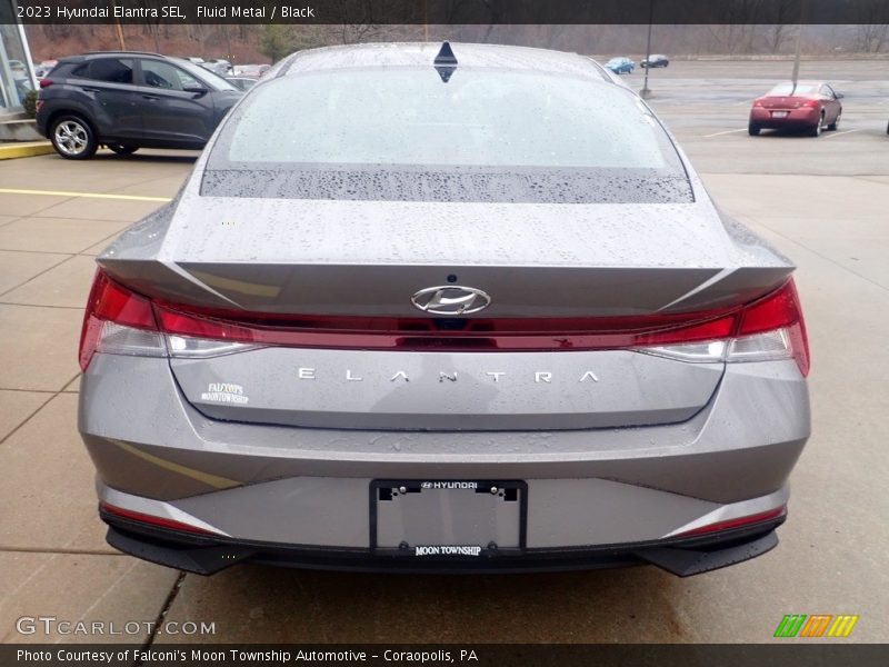 Fluid Metal / Black 2023 Hyundai Elantra SEL