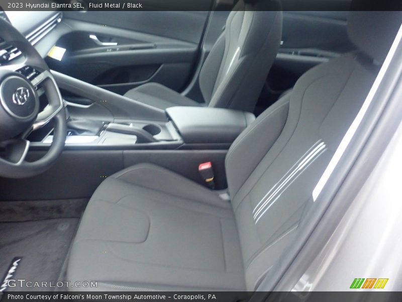 Fluid Metal / Black 2023 Hyundai Elantra SEL