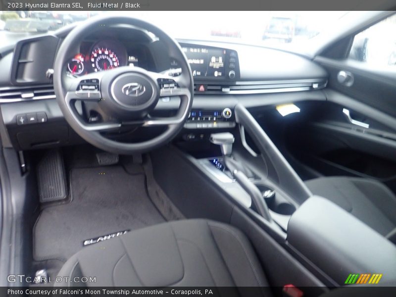 Fluid Metal / Black 2023 Hyundai Elantra SEL