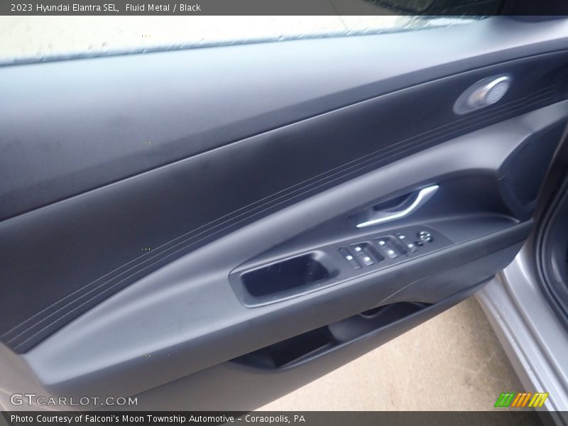 Fluid Metal / Black 2023 Hyundai Elantra SEL