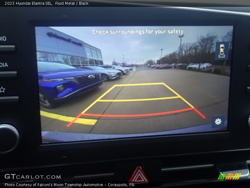 Fluid Metal / Black 2023 Hyundai Elantra SEL