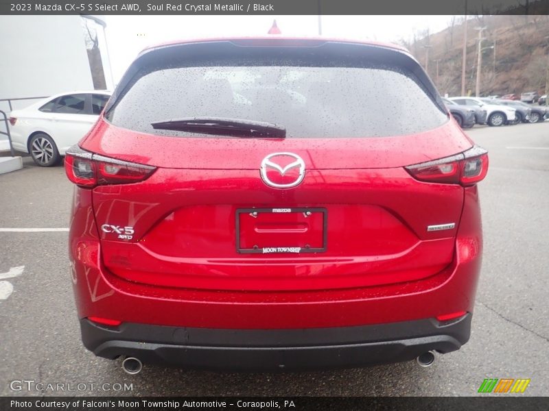 Soul Red Crystal Metallic / Black 2023 Mazda CX-5 S Select AWD