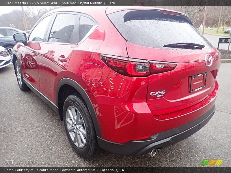Soul Red Crystal Metallic / Black 2023 Mazda CX-5 S Select AWD