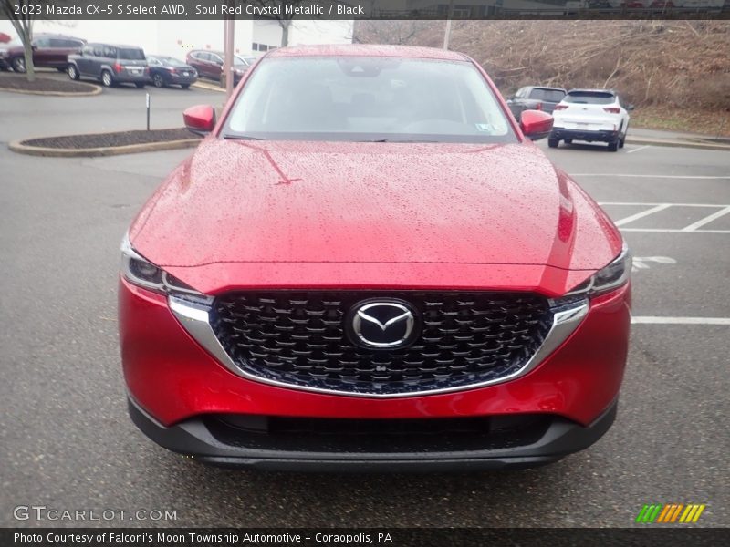 Soul Red Crystal Metallic / Black 2023 Mazda CX-5 S Select AWD