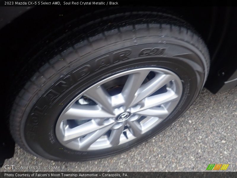 Soul Red Crystal Metallic / Black 2023 Mazda CX-5 S Select AWD