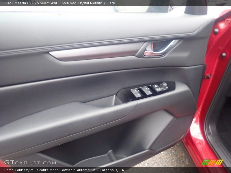 Soul Red Crystal Metallic / Black 2023 Mazda CX-5 S Select AWD