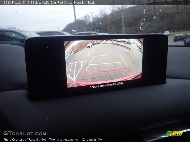 Soul Red Crystal Metallic / Black 2023 Mazda CX-5 S Select AWD