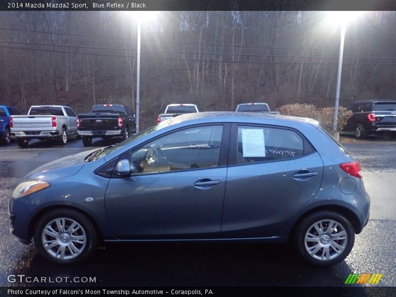  2014 Mazda2 Sport Blue Reflex