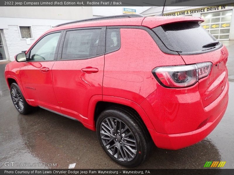 Redline Pearl / Black 2022 Jeep Compass Limited (Red) Edition 4x4