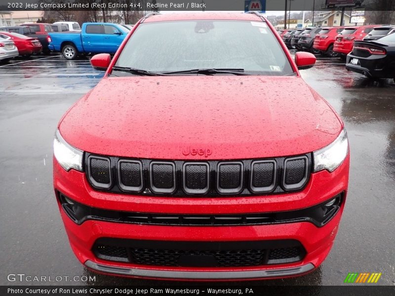 Redline Pearl / Black 2022 Jeep Compass Limited (Red) Edition 4x4