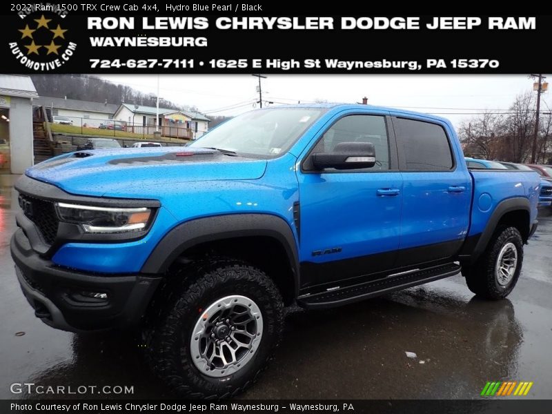 Hydro Blue Pearl / Black 2022 Ram 1500 TRX Crew Cab 4x4