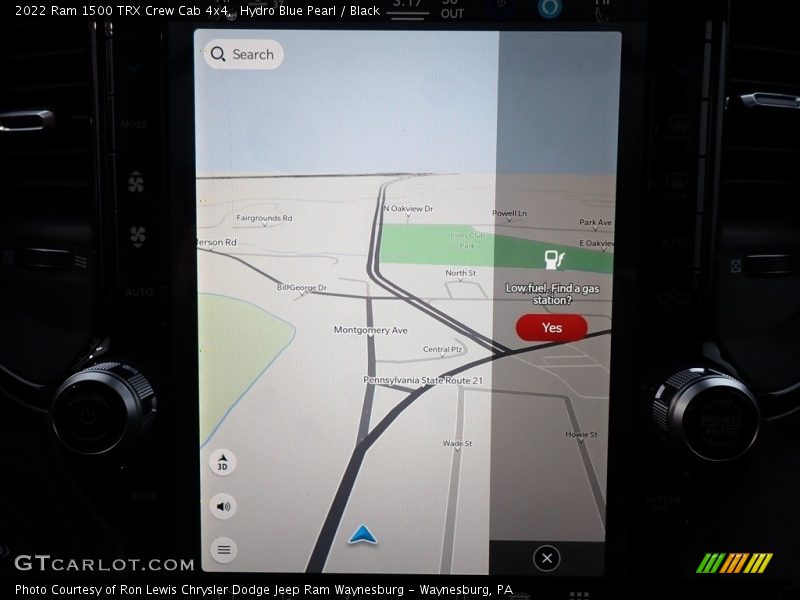 Navigation of 2022 1500 TRX Crew Cab 4x4