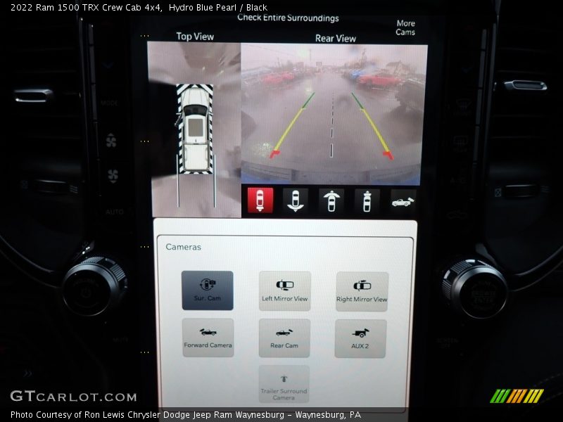 Hydro Blue Pearl / Black 2022 Ram 1500 TRX Crew Cab 4x4