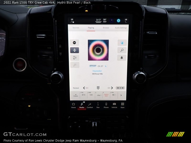Hydro Blue Pearl / Black 2022 Ram 1500 TRX Crew Cab 4x4