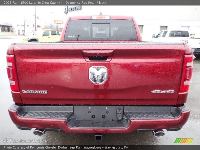 Delmonico Red Pearl / Black 2023 Ram 1500 Laramie Crew Cab 4x4
