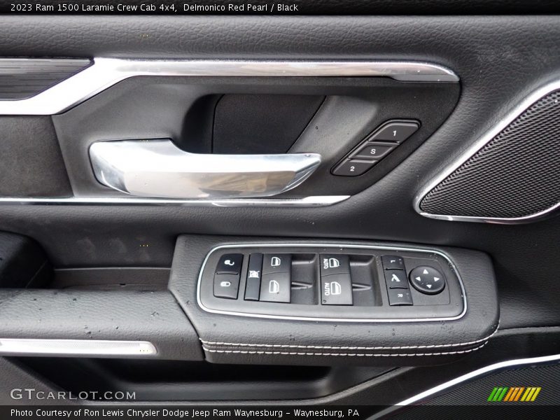Delmonico Red Pearl / Black 2023 Ram 1500 Laramie Crew Cab 4x4