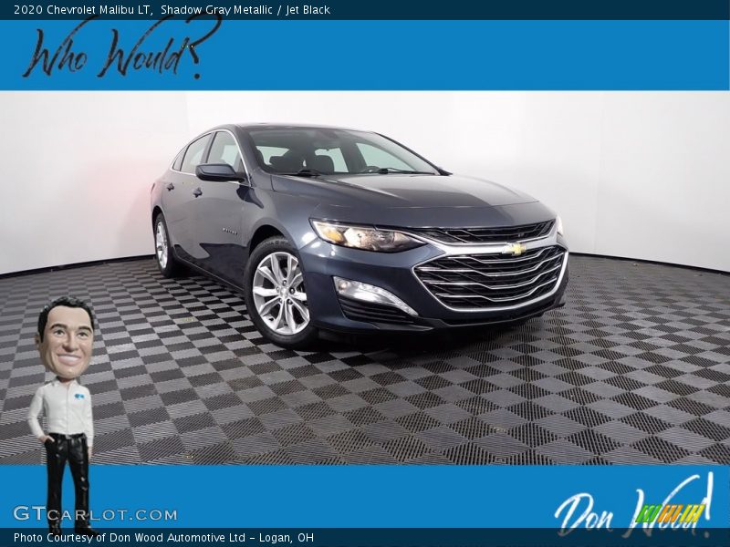 Shadow Gray Metallic / Jet Black 2020 Chevrolet Malibu LT