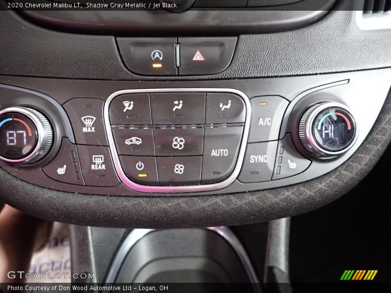 Shadow Gray Metallic / Jet Black 2020 Chevrolet Malibu LT