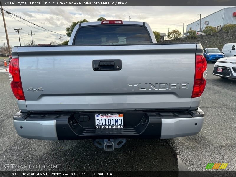 Silver Sky Metallic / Black 2014 Toyota Tundra Platinum Crewmax 4x4