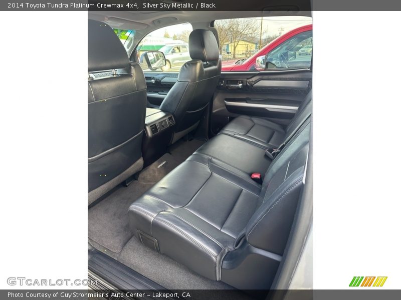 Rear Seat of 2014 Tundra Platinum Crewmax 4x4