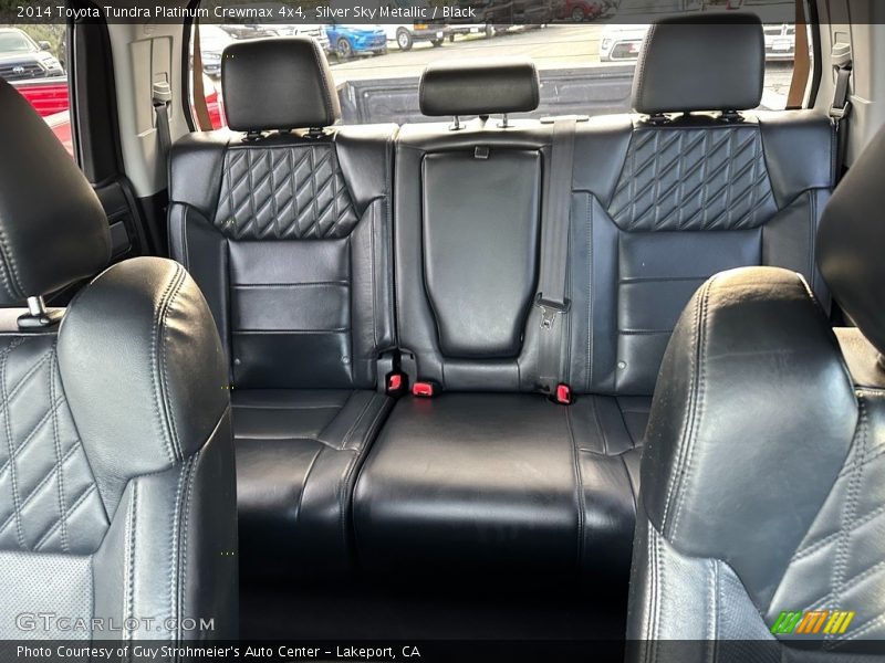 Rear Seat of 2014 Tundra Platinum Crewmax 4x4