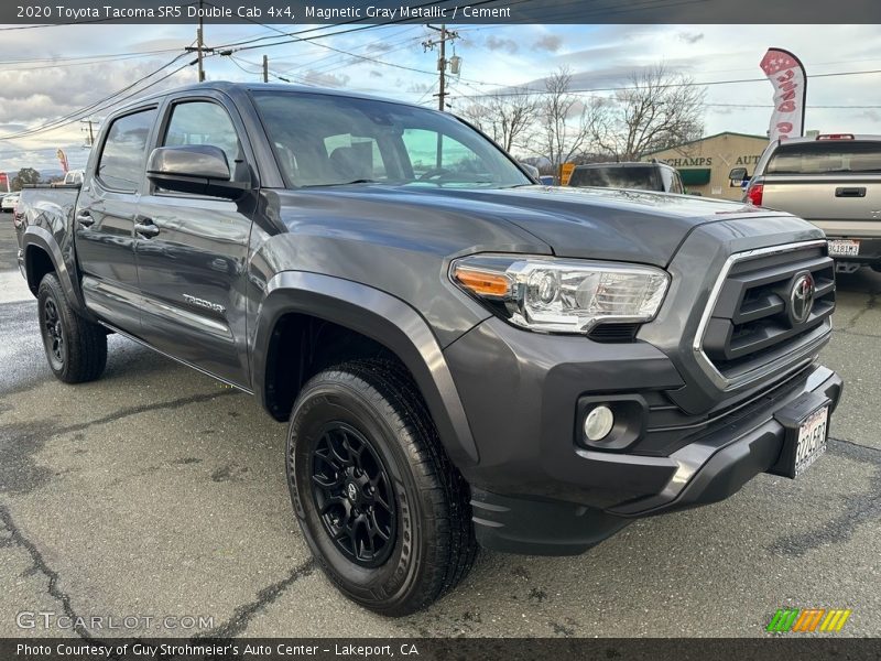Magnetic Gray Metallic / Cement 2020 Toyota Tacoma SR5 Double Cab 4x4