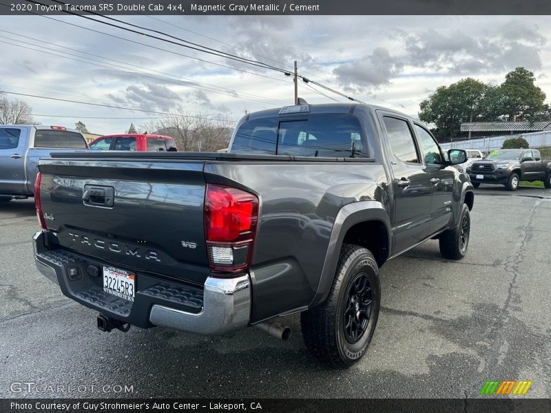 Magnetic Gray Metallic / Cement 2020 Toyota Tacoma SR5 Double Cab 4x4